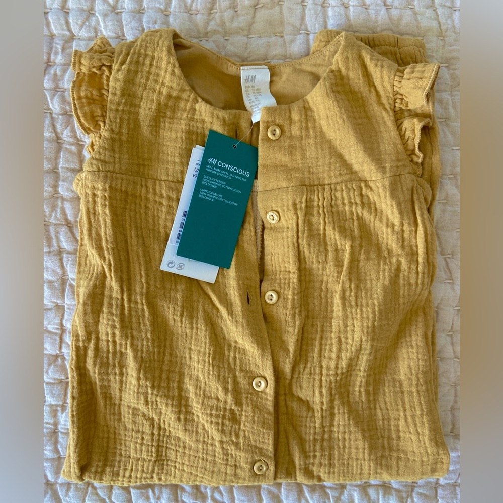 NWT H&M Organic Romper